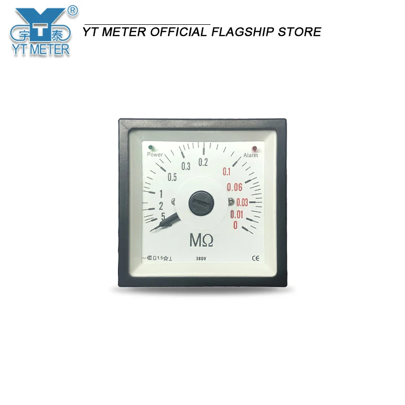 

F72-BMΩ Тестер изоляции переменного тока: вход 380 В переменного тока, 240 ° Широкоугольный указатель, размеры 72*72 мм