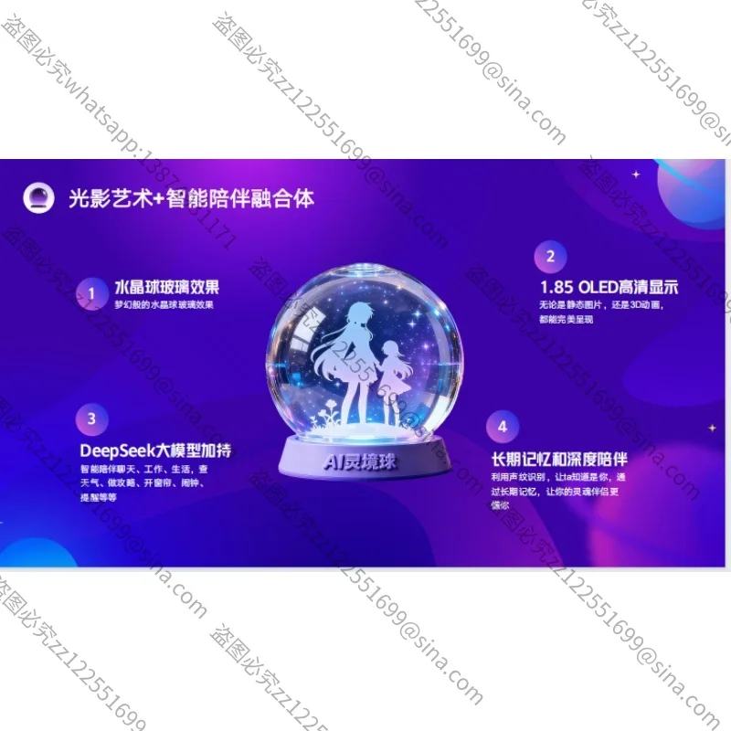 Suitable for AI Spirit Ball Custom Character Image AI Accompanying Machine