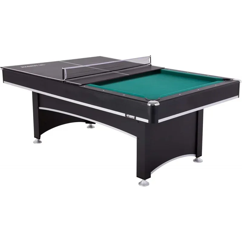 Sports Phoenix 7’ Billiard Table with Table Tennis Conversion Top for a Game of Pool or an Action-Packed Table Tennis Ga