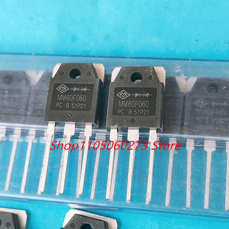 2 pieces, MM60F060B MM60F060 fast recovery diode can replace DSEI60-06A.DSEI60-12A