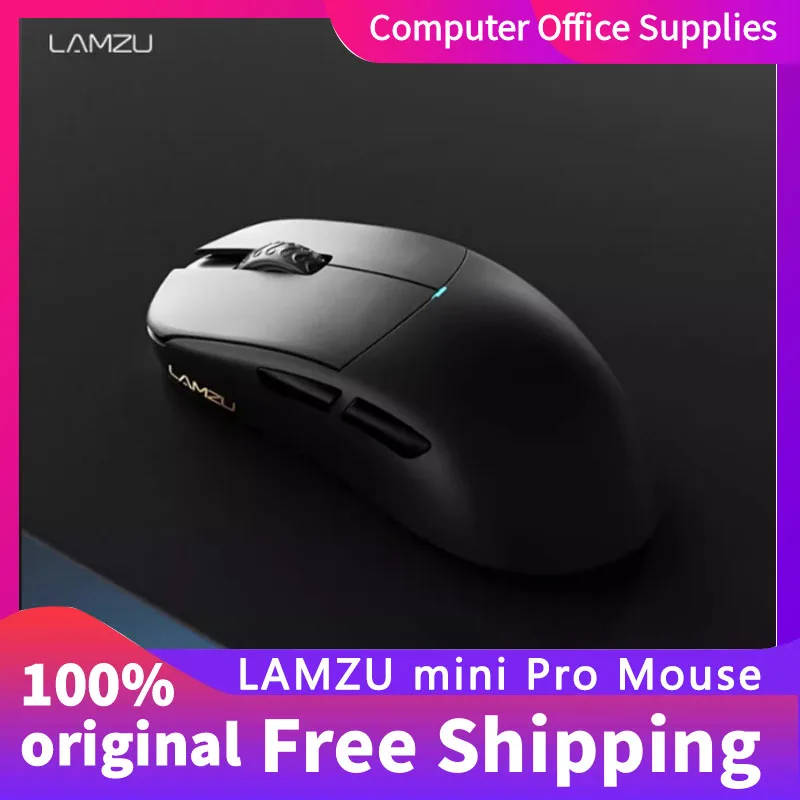

LAMZU Atlantis Mini Pro 4kHz wireless dual-mode lightweight mouse mechanical micro motion PAW3395 26000 DPI macro function