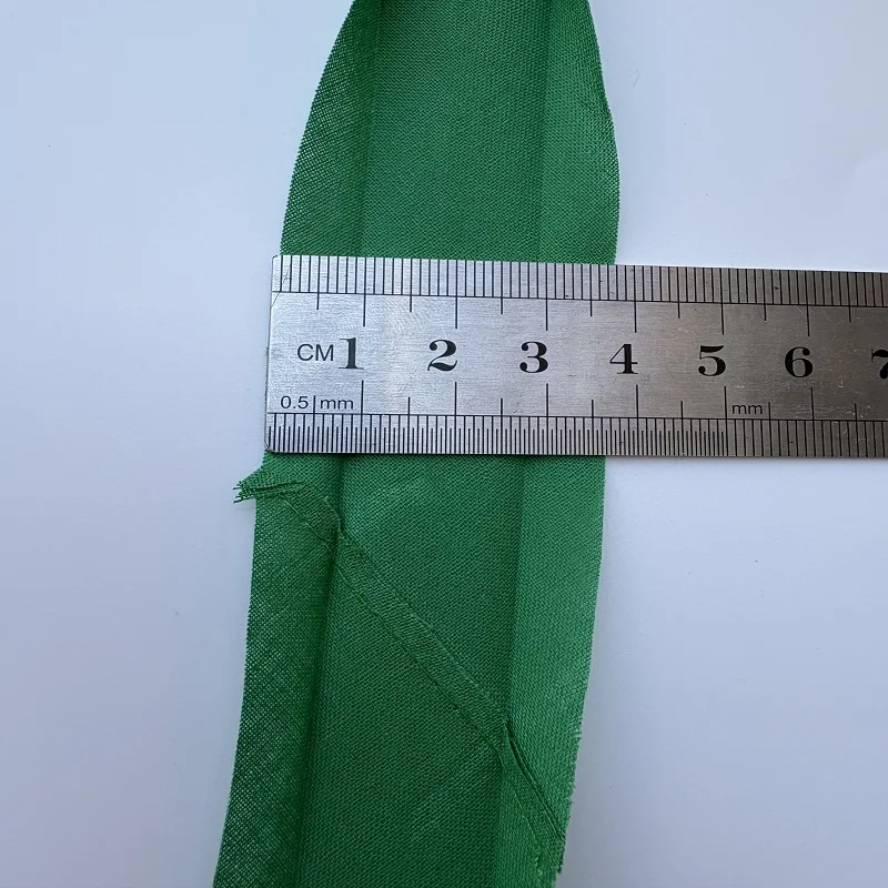 20MM 100%Cotton Bias Binding Tape Folded Cloth Strip for DIY Sewing Accessories Edge covering Craft 5/10 meters per Roll