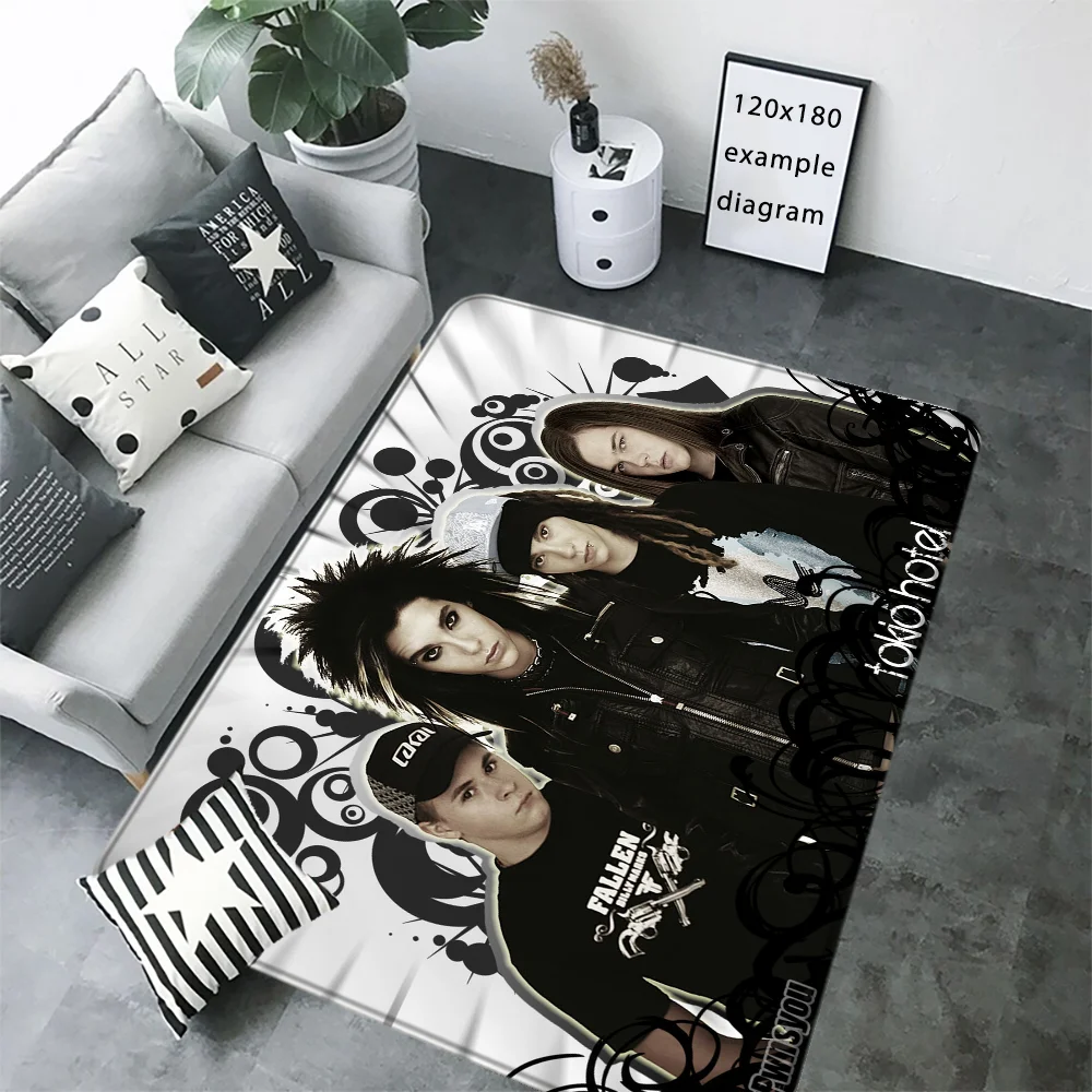 Living Room Mat Tokio Hotel Sega Prayer Rug Bath Mats Entrance Carpets Custom Home Rugs Foot Kitchen Bathroom Doormat Floor Cute