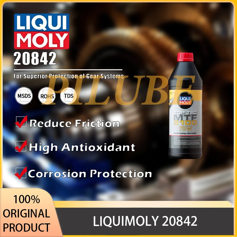 

Синтетическое моторное масло LIQUI MOLY 20842 обеспечивает износостойкость, устойчивость к теплу и плавную работу. Оригинальный продукт.