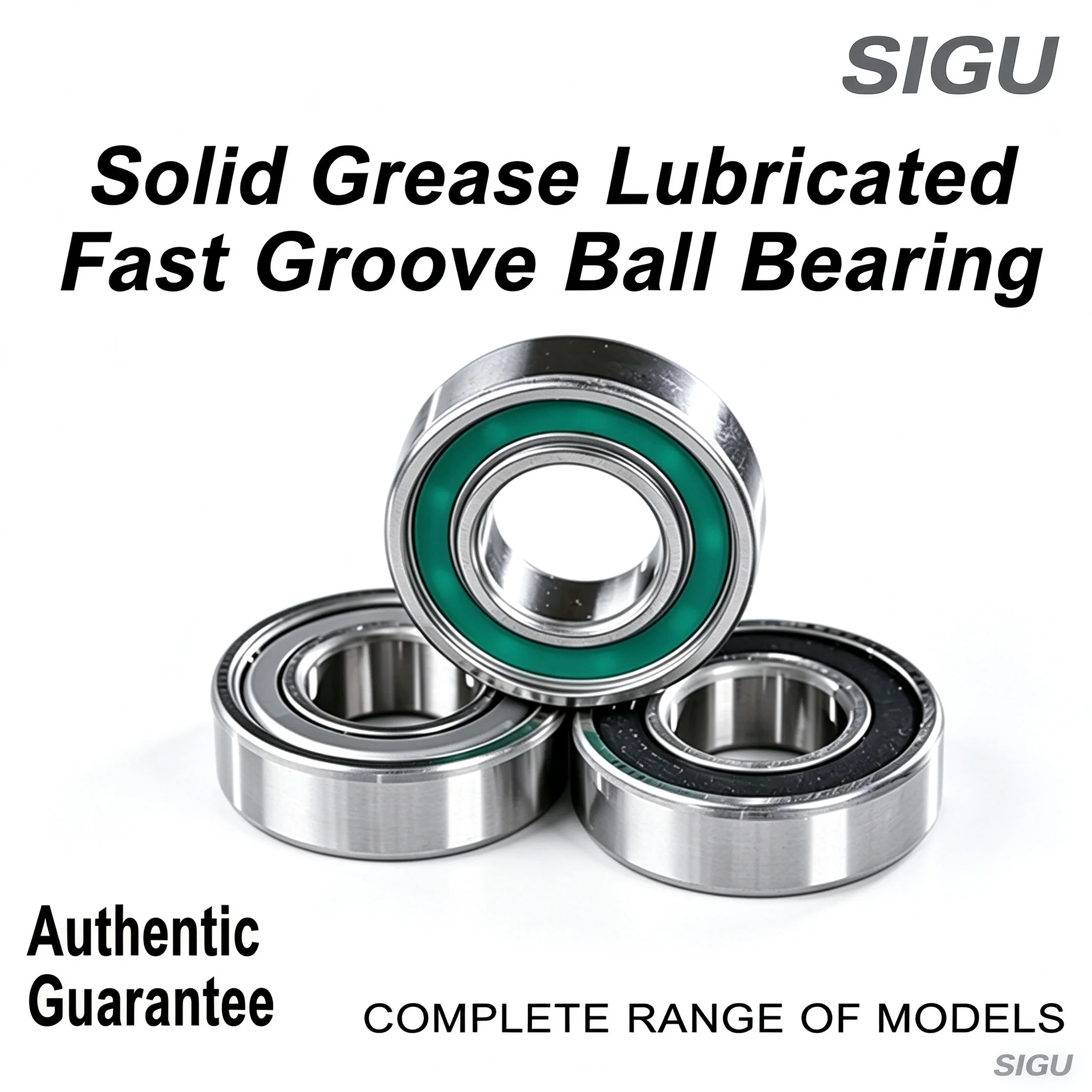 Solid Lubricant Sealed Deep Groove Ball Bearing 6006 6007 6008 6009 6010 6011 ZZ 2RS