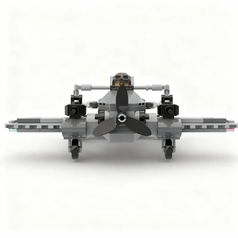 182pcs MOC Freestyle Dieselpunk Airplane 