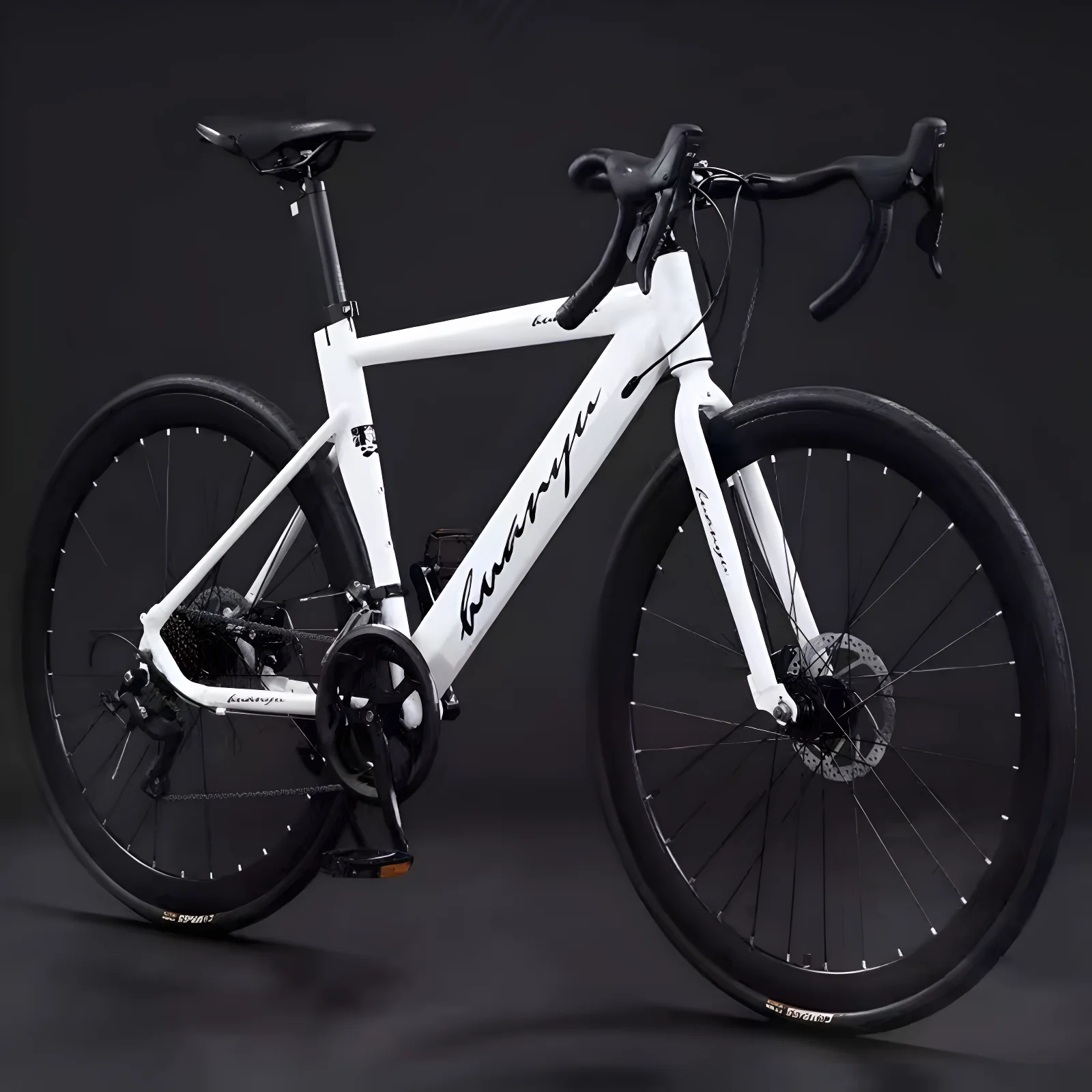 700C*40MM road bicycle hand-changing 24 speed Road Racing Bike Wind Shock Absorber Bikes male disc brake gravel bicicleta adult