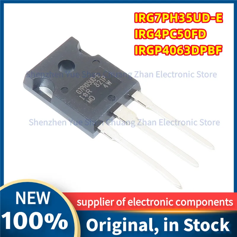 

(5 Pieces) IRG7PH35UD-E G7PH35UD-E TO-247 1200V 20A / IRG4PC50FD G4PC50FD 600V 39A / GP4063D IRGP4063DPBF 600V 96A TO-247