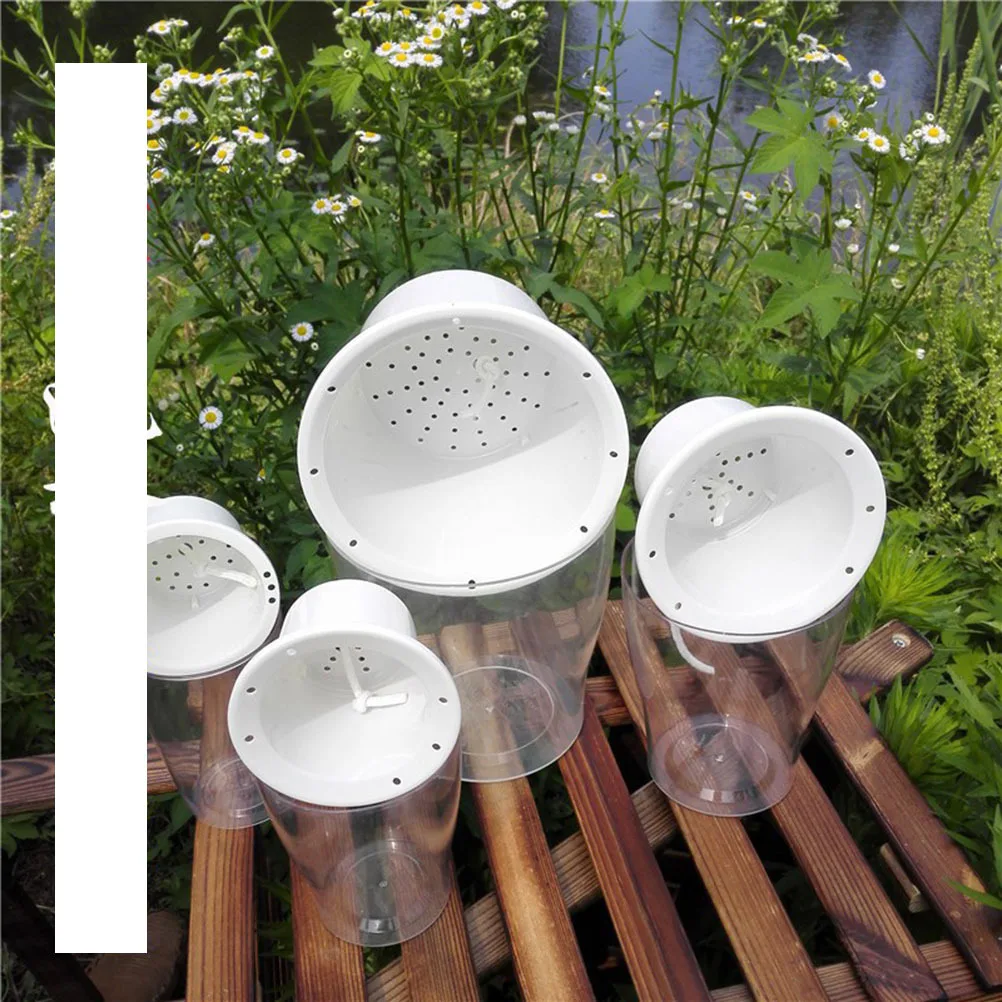 

Resin Self Watering Flowerpot with Large Water Storage Capacity Transparent Unbreakable Material for Year Round Plant Care Use