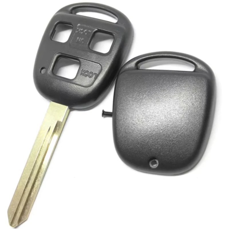 

OEM 10 шт. сменный чехол для ключей с 3 кнопками, корпус дистанционного ключа-транспондера для Toyota Corolla YARIS Camry TOY47 Blade