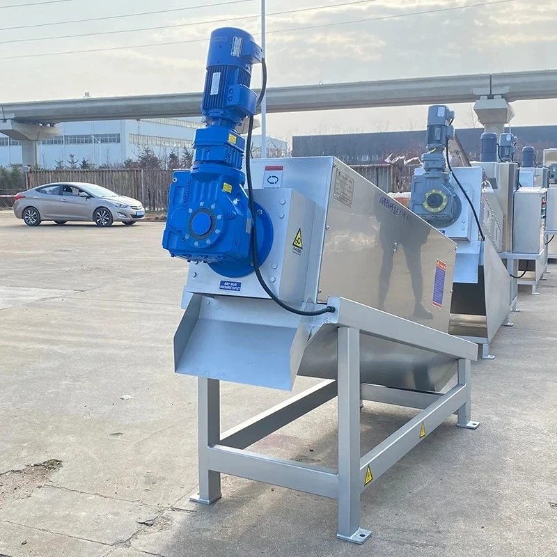 Machine de déshydratation des boues de presse à vis