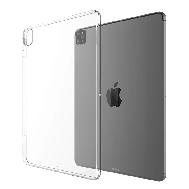 TPU Soft Silicone Transparent Case for Apple iPad Pro 12.9 2022 2021 2020 2018 for iPad Pro 12.9 2017 2015 Soft Flexible Cover 