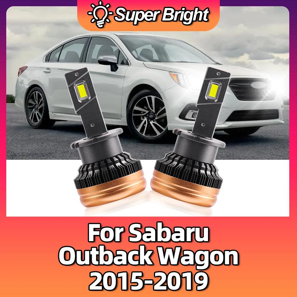 D4S 90W 28000Lm Led 1:1 HID Car Headlights 6000K Bulbs Replacement Headlamps For Sabaru Outback Wagon 2015 2016 2017 2018 2019