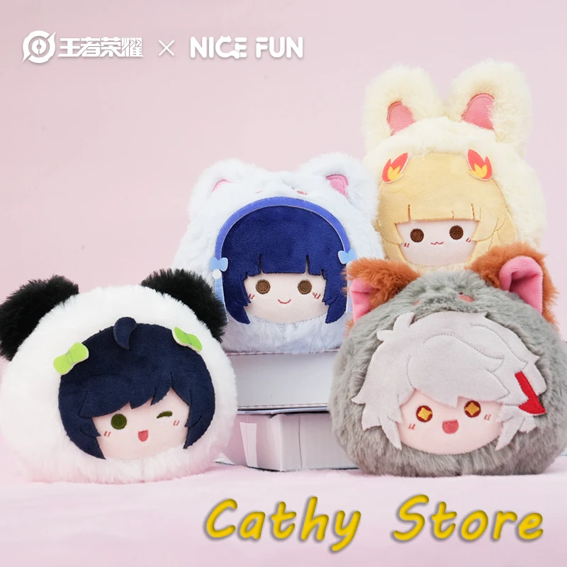 

Honor Of Kings Game Периферийная плюшевая фигурка куклы Модель Gong Sun Li Xi Shi Bai Li Shou Yue Милая плюшевая группа Настольная подвеска Подарки