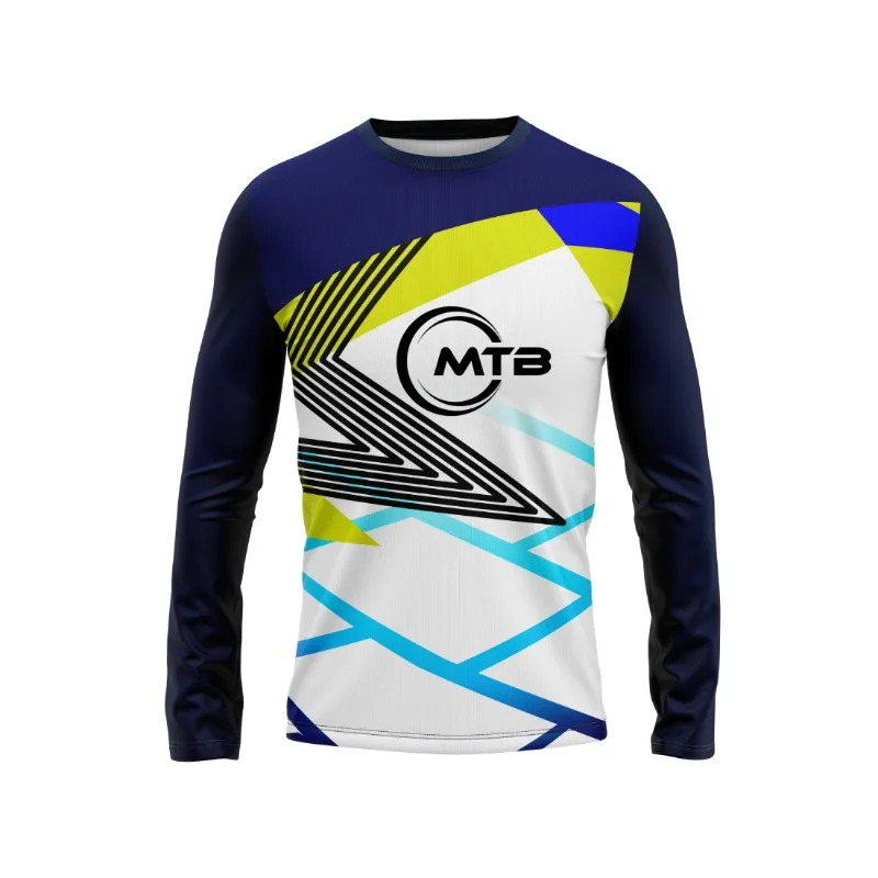 

2026 Fashion Sports Cycling Long Sleeve, Racing Racing Printed Long Sleeve Sportswear, Off Road Sunscreen Cycling Clothing