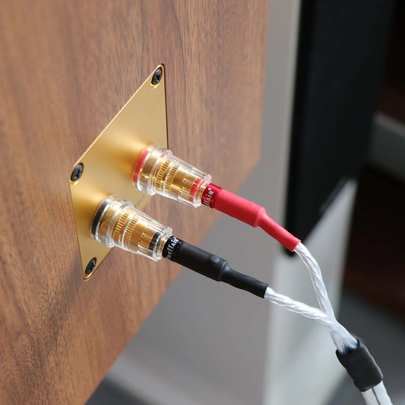 XLR-Buchse auf 4 Bananenstecker / Y-Spade Deluxe 4mm OCC Versilbert Vergoldet Bananenstecker Audiokabel Lautsprecher Verstärker Hifi-Kabel – Detail 2