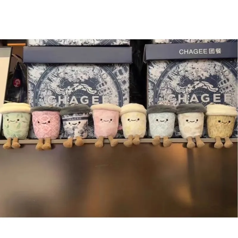 Cute Plush Cup Doll Hanging Ornament Friend Gift Women's Style CHAGEE Limited Edition Ba Wang Cha Ji Soft Toy Accessories