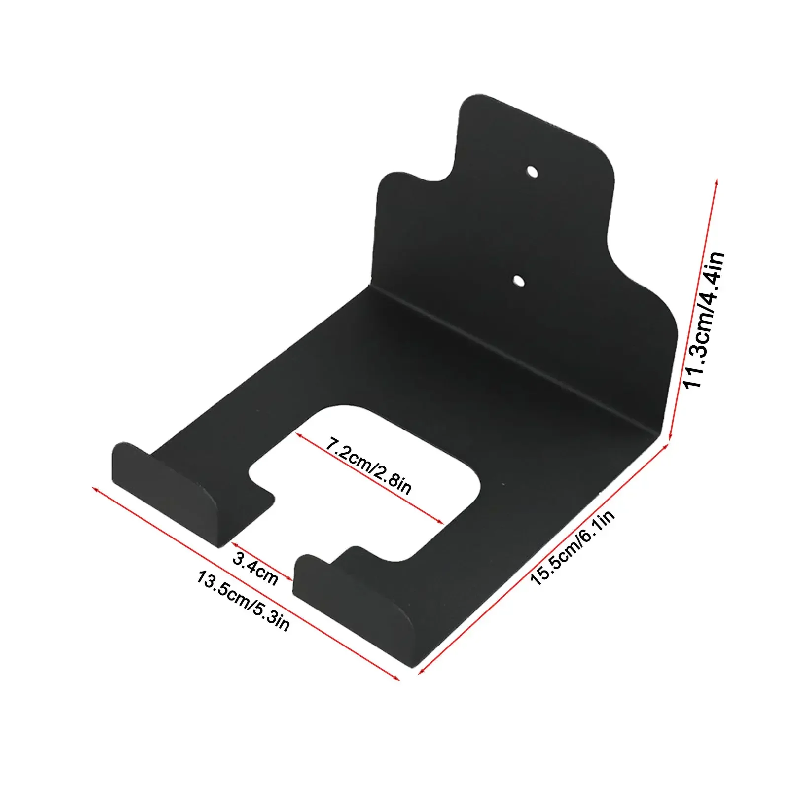 

2 шт. сверхмощная настенная вешалка для садовых инструментов - нержавеющий и компактный органайзер для гаража, стойка для триммера, железный кронштейн