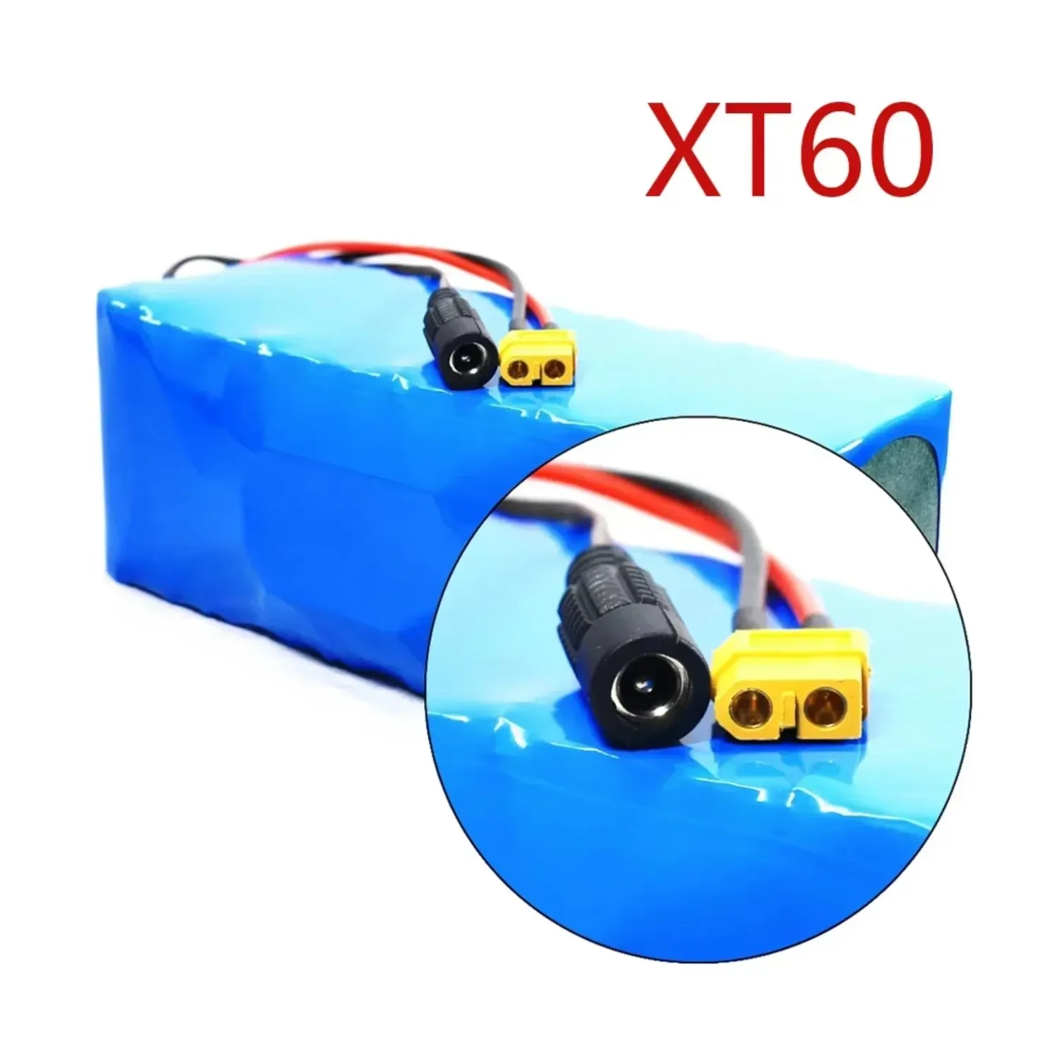 Pacco batteria agli ioni di litio 36V 10S4P 13600mAh NCR18650B, celle al litio 18650 ricaricabili con connettori XT60+DC e T+DC, scheda di protezione BMS integrata, compatibile con apparecchiature di