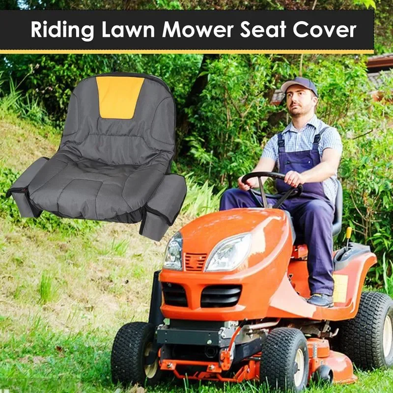 

Сверхмощный водонепроницаемый чехол на сиденье трактора, удобная пенопластовая подушка, нескользящая защита сиденья газонокосилки, подходит для большинства тракторов