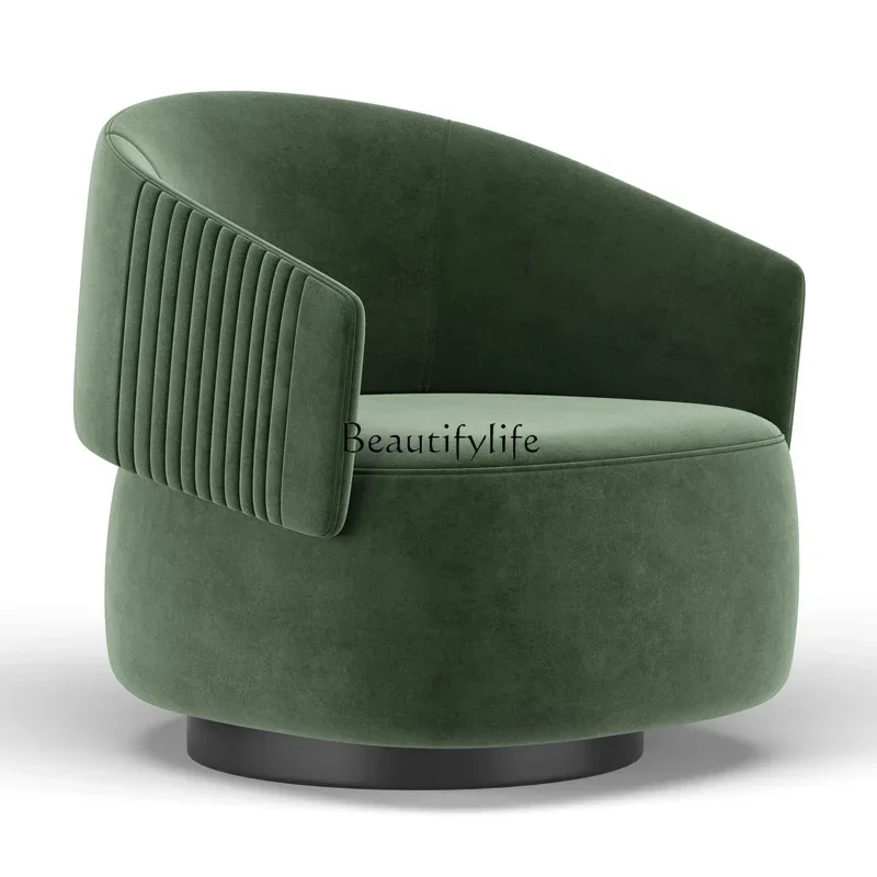 

XX39Nordic single fabric sofa chair light luxury simple modern single leisure chair