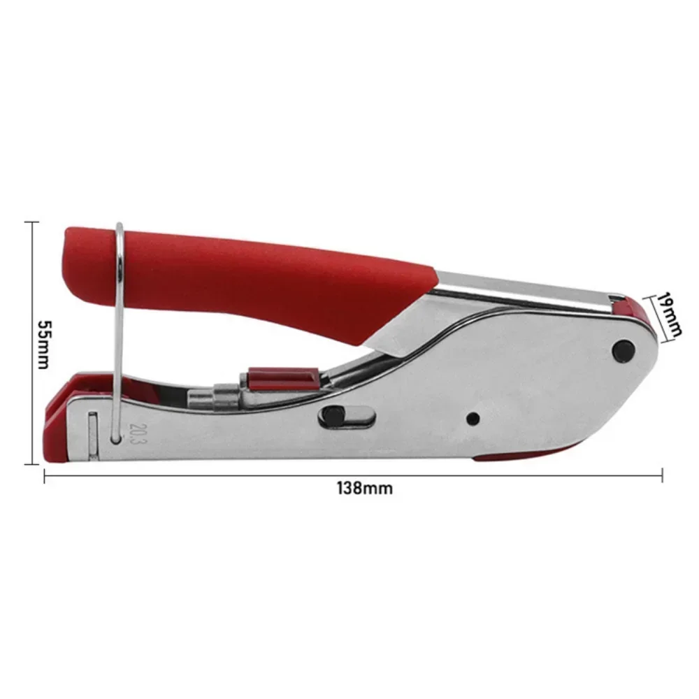 1pcs Install Crimping Tool Crimping Pliers Squeezing Forceps Coaxial Cable F-head Crimping Pliers Hand Tool