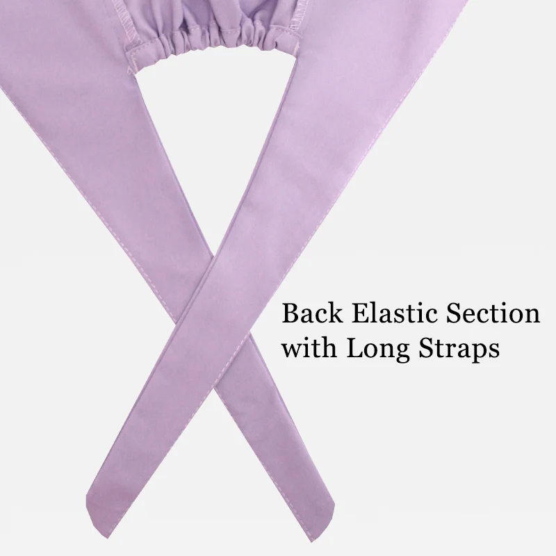 4 الموسم الدب المطبوعة النساء والرجال قبعات فرك قبعات العمل قابل للتعديل لينة طبيب الممرضات قبعات الشعر الطويل MSG-06