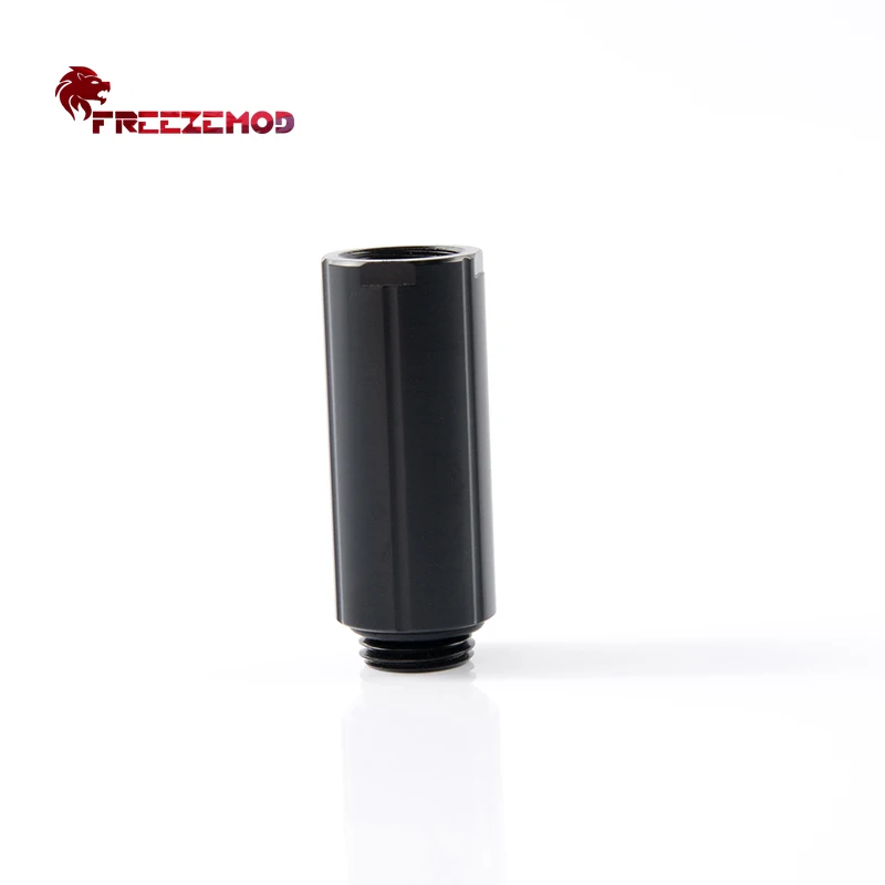 FREEZEMOD Extender Male To Female Fitting 40mm Black Sliver G1/4 Liquid Cooling System PC Connector GYCLZ-D40