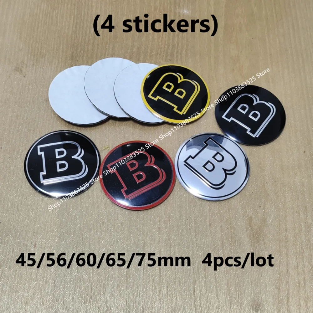 

Modified wheel hubcap B logo Emblem Badge sticker for BRABUS W464 G63 G65 W463 G500 G350 W213 W204 W205 W253 W210 W211 W220
