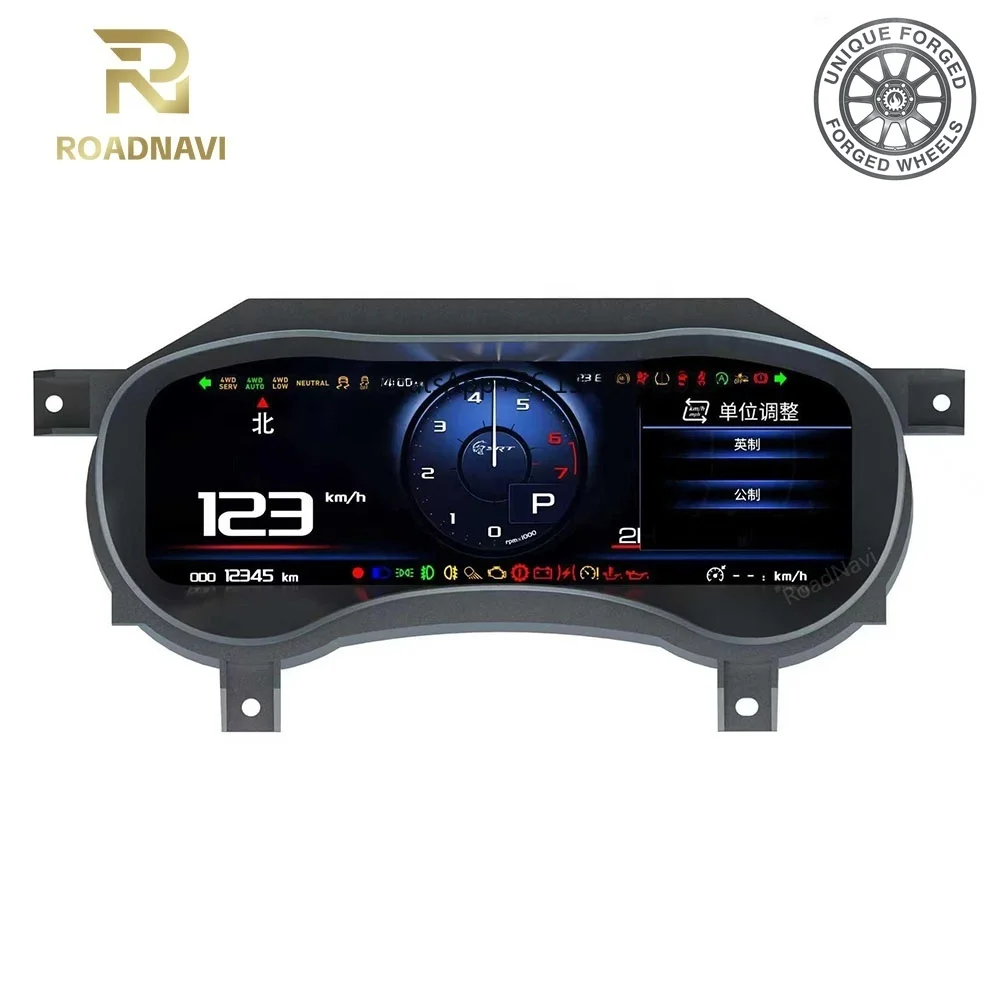 

26style BC RoadNavi LCD Digital Cluster for Dodge Charger 2015-2025 Dashboard Panel Speedometer