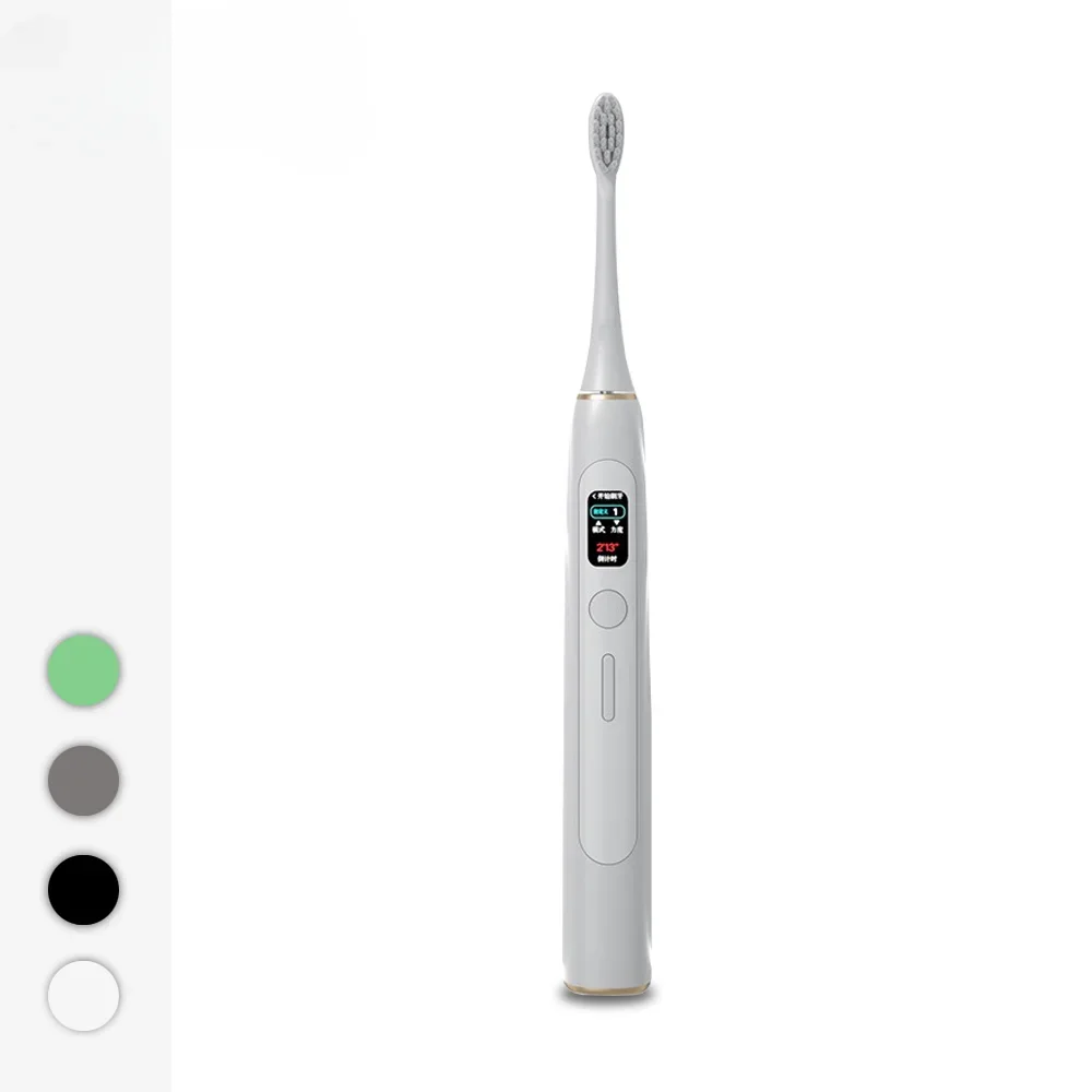 

OEM ODM ultrasonic auto sonic electric toothbrush with professional lcd display ipx7 waterproof tooth usb charge rechargeable