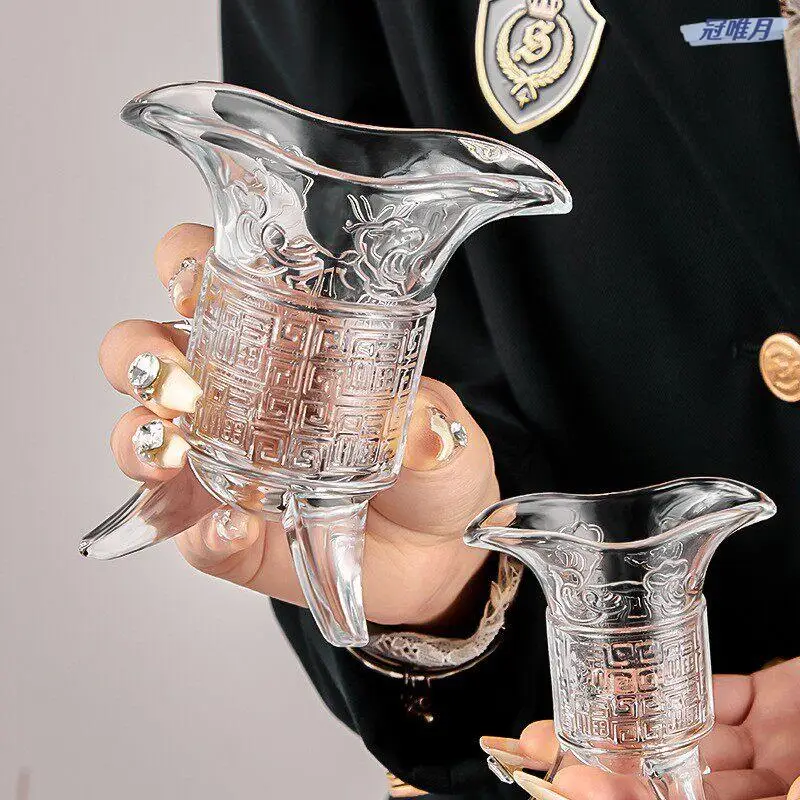 

Vintage King Glass Cup Creative Retro Earl Grey Coffee Cup Americano Iced Coffee Glass Cup Portable Stainless Steel Lid