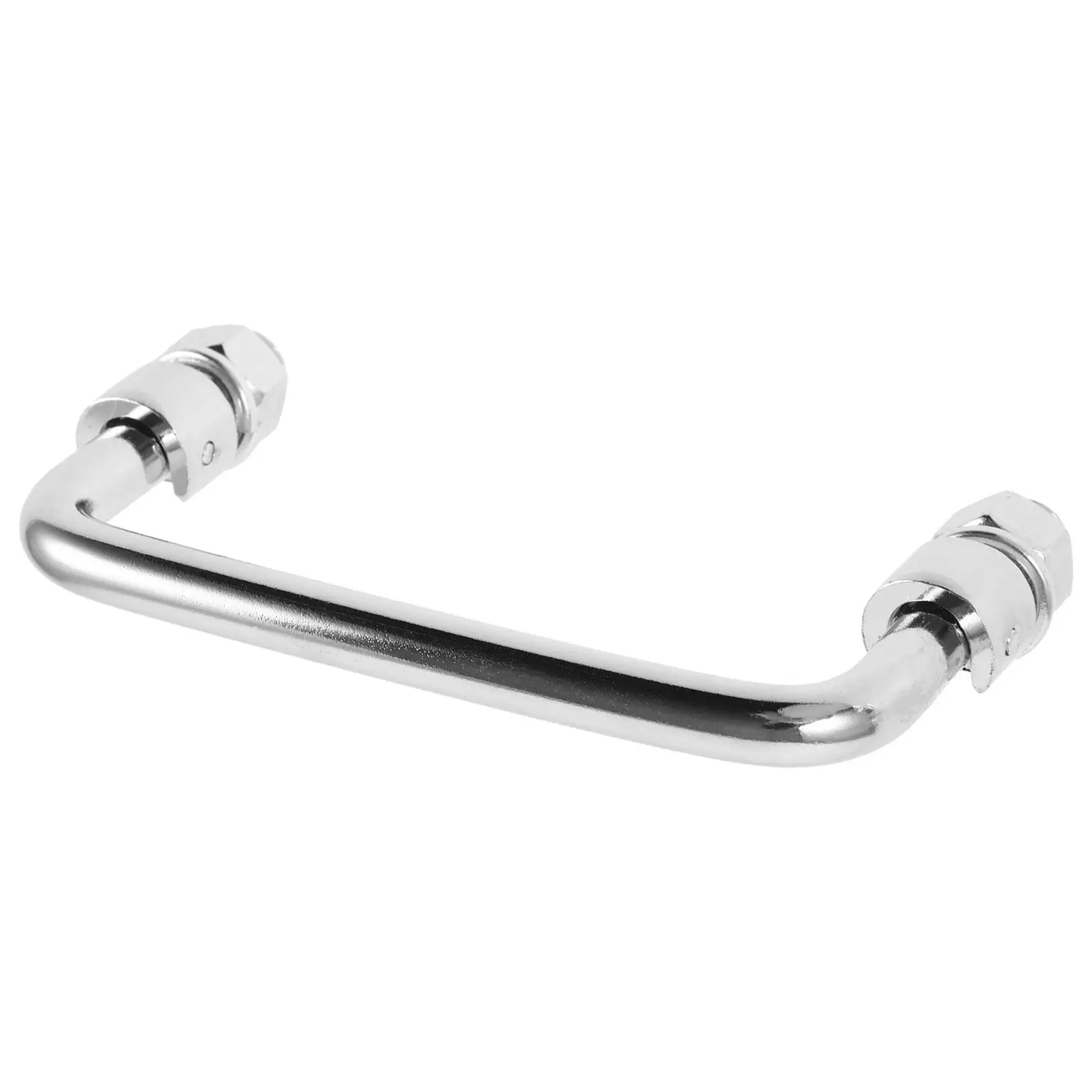Heavy Duty Folding Toolbox Handle Chrome Plated Iron Non Slip Grip for Tool Chest Case