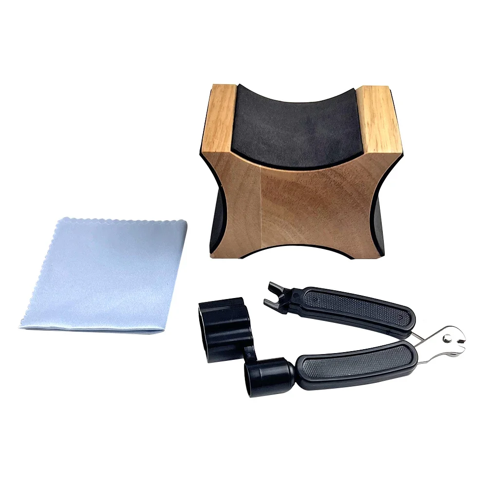 

Rest Support Pillow Mahogany Material 2 Usage Height Luthier Tool for Electric Acoustic Guitar Bass Mandolin