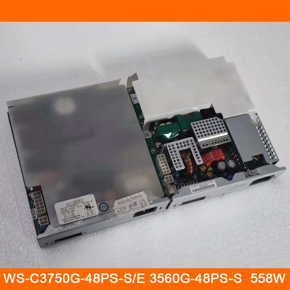 WS-C3750G-48PS-S/E 3560G-48PS-S 341-0108-03/04 558W For Cisco Switch Power Supply High Quality Fast Ship