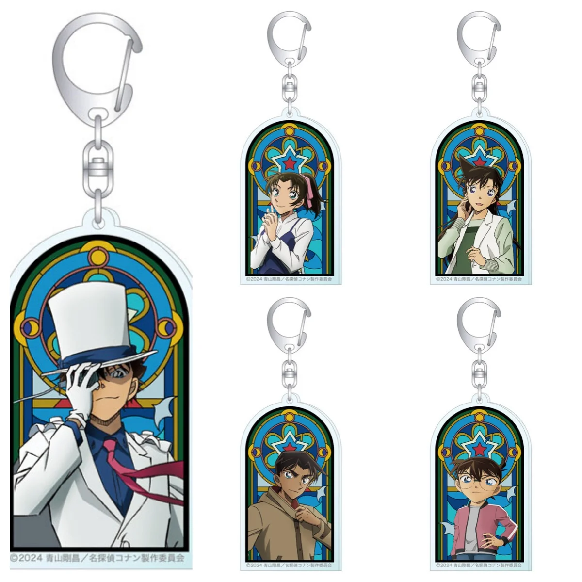 Новый-аниме-Детектив-Конан-акриловый-брелок-подвеска-сумка-автомобильный-брелок-аксессуары-для-телефона-подарок-firend-Рождественские-подарки-6-см