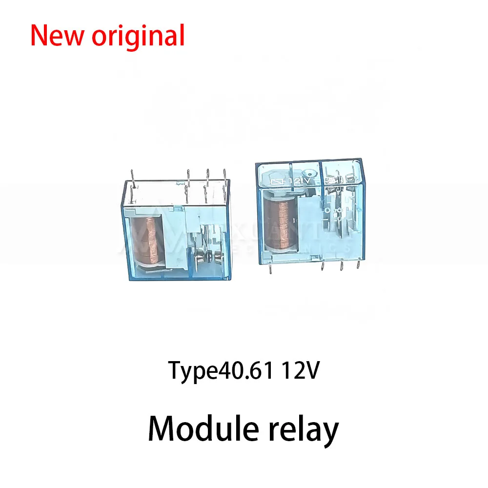 (5pcs) 100% New relay Type40.61 12V 16A250V 8-pin module relay
