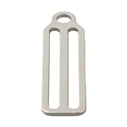 1pcs Water Sports Stainless Steel Weight Belt Slide Keeper Diving Ring Slide Buckle Diving Side Hanging Back Positioning Buckle