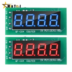 DC 4-40V Counter Module High Quality Wide Voltage 4-Digit Display Counter Module with Memory Function DIY Timer