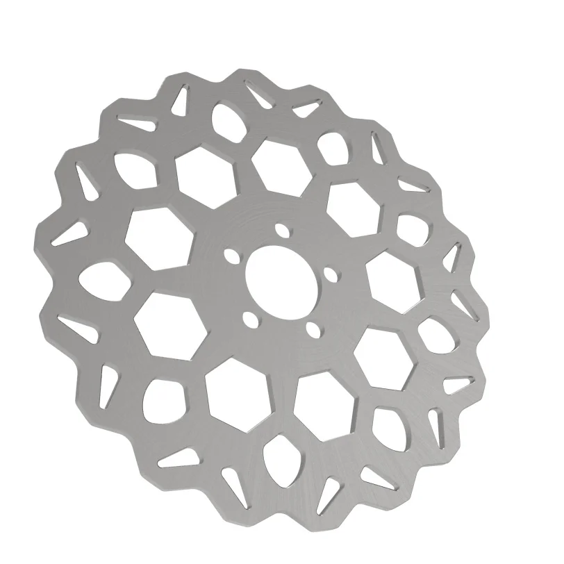 INCA Customizable Iron Brake Disc Natural Color for VRSCA V-ROD Universal Fitment Muscle Fat Boy Touring Road Glide New 1-Year