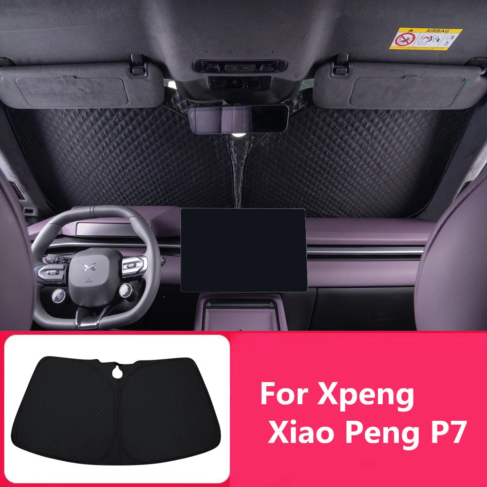 

Подходит для Xpeng Xiao Peng P7 2024 2025, передний солнцезащитный козырек с четырьмя окнами, солнцезащитный козырек Skyline, специальные аксессуары и принадлежности для интерьера