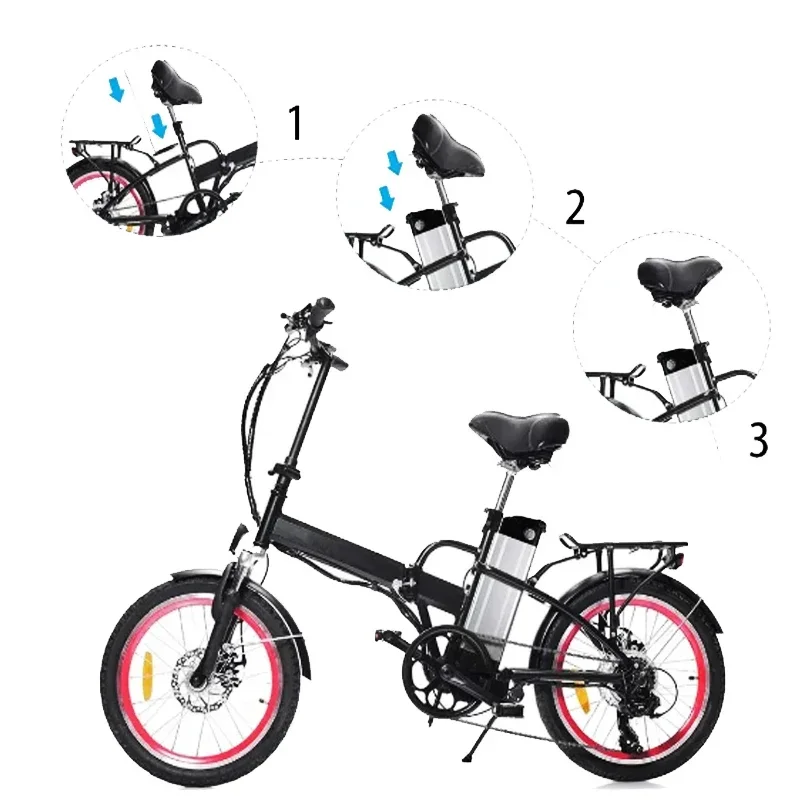 For HaiBa 48V Ebike Battery Pack 15/20/25Ah Shengmilo MX20 Folding Fat Tire Snow Bike Electric Bicycle
