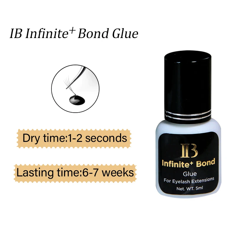 IB Infinite Plus Bond Glue for Eyelash Extensions Supply Fast Drying 1-2 sec Long Retention Time about 7 weeks Korean Makeup