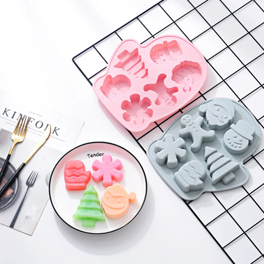 

Christmas Glove Shaped Silicone Mold Eco-Friendly Food Grade Chocolate Cake Cookie Fondant Baking Accessory