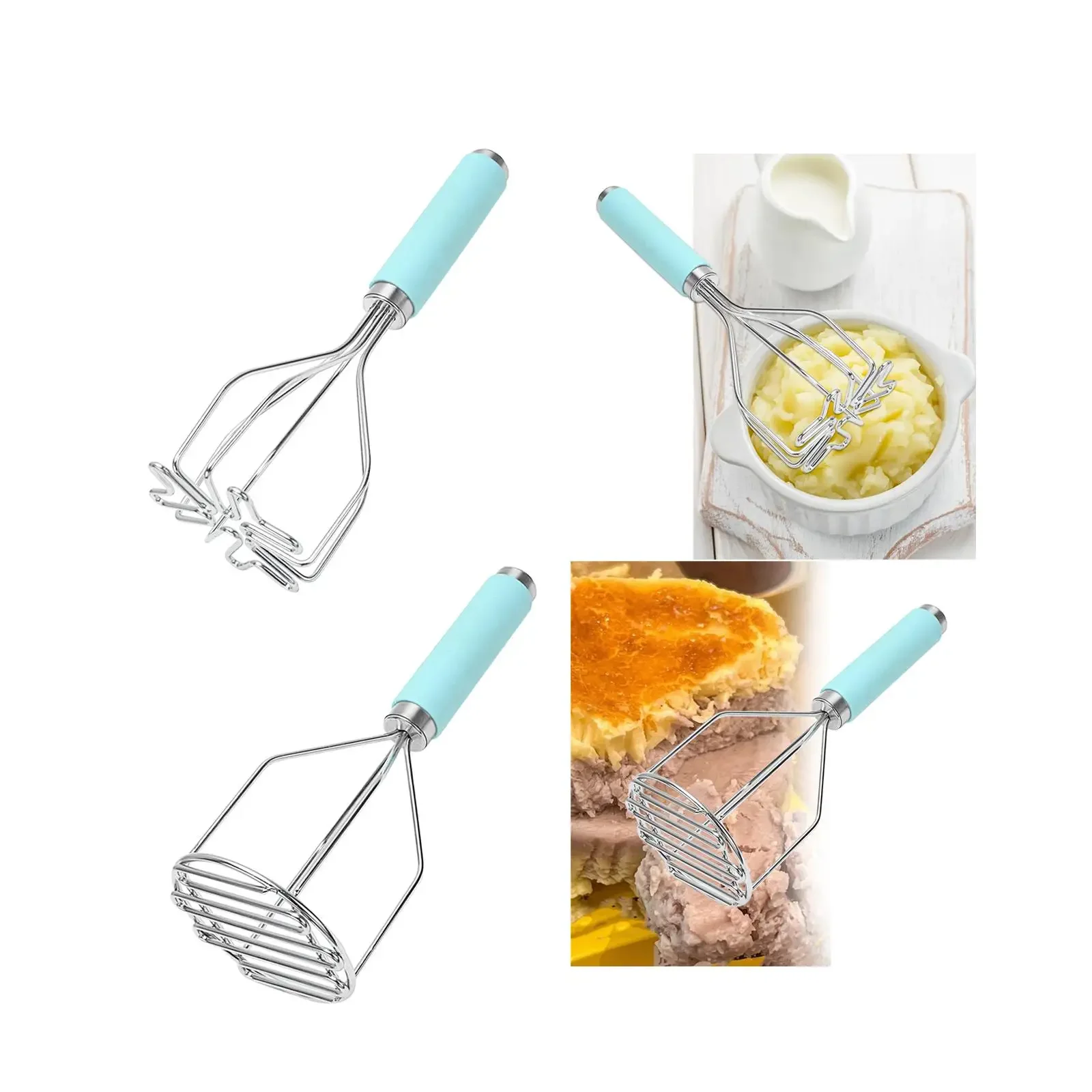 VegetableMash press for mashed potatoes Potato Ricer Bean Masher Kitchen Tool for Sweet Peppers Bean Fruit