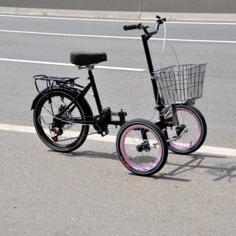 

Three-wheeled bicycles to three-wheeled commuting, picking up and dropping off children, shopping for food, middle-aged