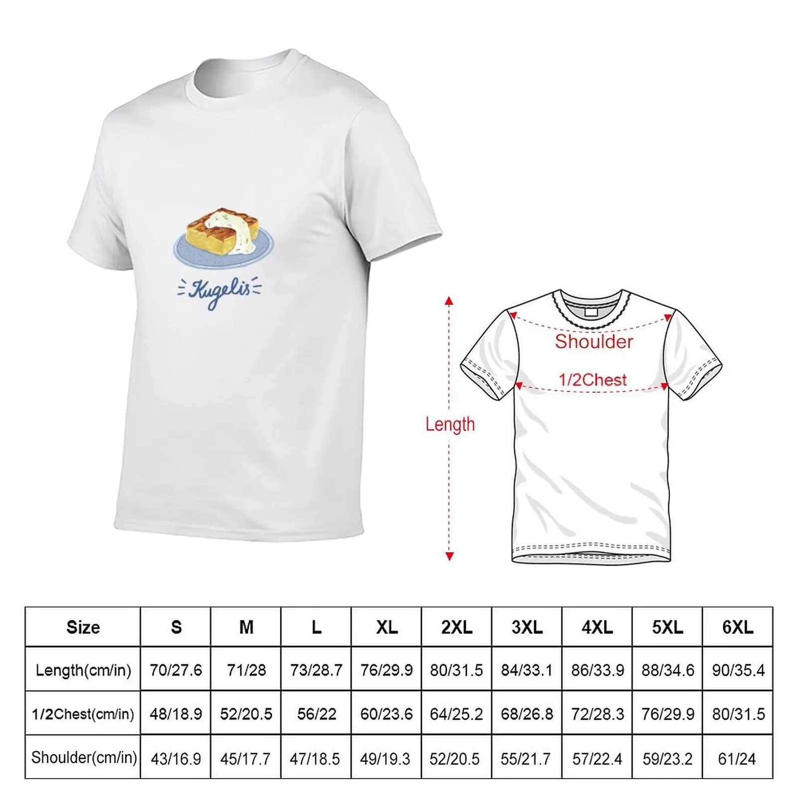 Kugelis / Bulvi? plok?tainis T-Shirt t shirts for man cotton soft essential t shirt T-Shirt