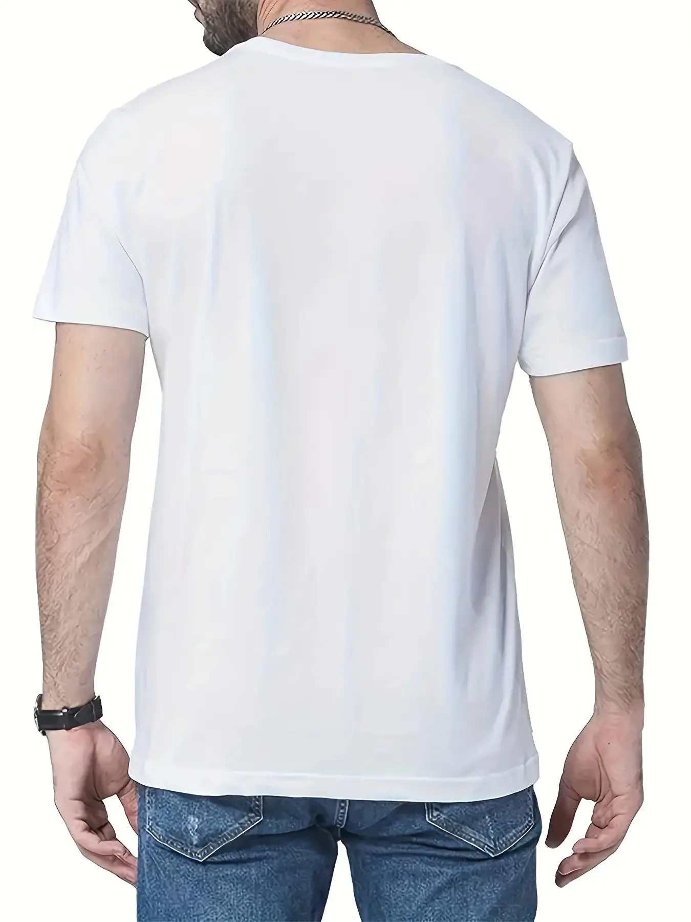 Minimalist Milanese-Style Printed T-Shirt - Summer Short-Sleeve Round-Neck Casual Top, Italian Design Suitable for Travel and Casual Wear, Machine Washable, Available in White and Black Styles