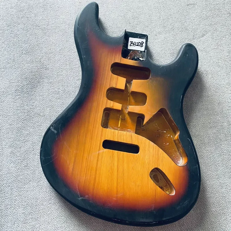 

Корпус для электрогитары EB278 Sunburst Color ST из цельного дерева с кастомными звукоснимателями и тремоло для 6-струнных электрогитар (для замены и самостоятельной сборки)