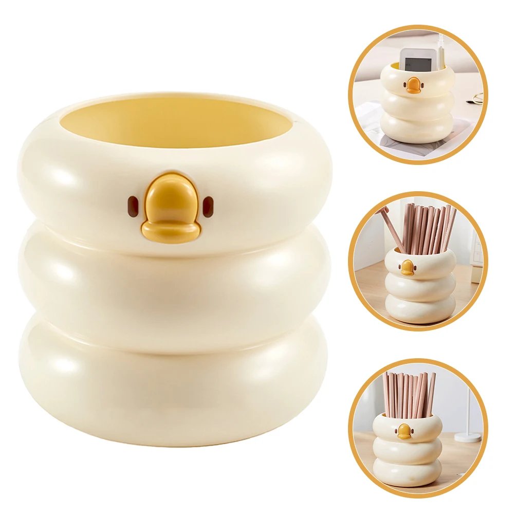 

Cute Office Accessories Stationery Pen Holder Storage Box Desk Organizers Decor Pp